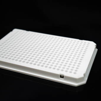 Płytki do PCR i RT-qPCR 384-dołkowe 40 μL, bez kołnierza, białe, 5x10szt/50szt